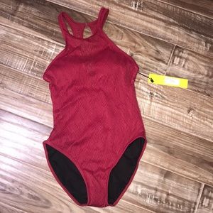 NWTS One piece candy apple bathing suit✅
